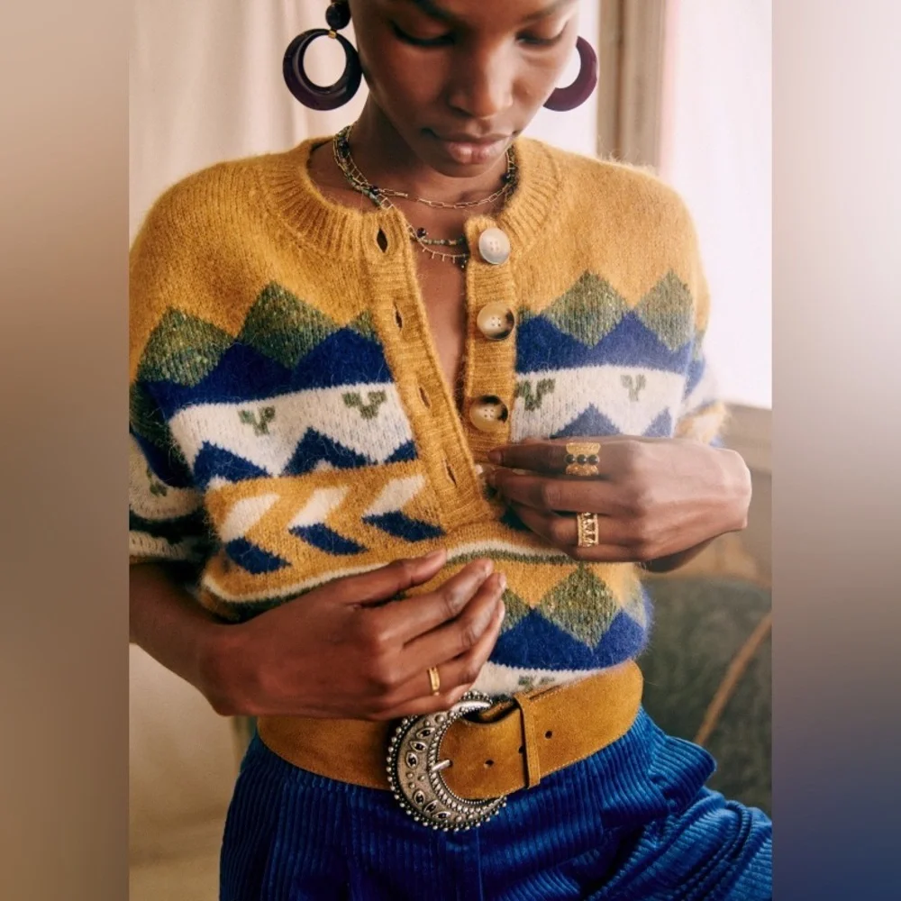 Sezane | NWOT Georges Jumper Multicolor Small